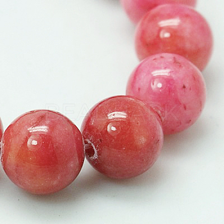 Jade Beads Strands G-D264-8mm-XH15-1