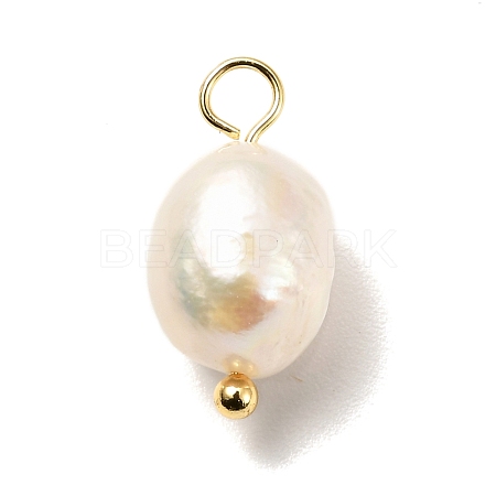 Natural Cultured Freshwater Pearl Pendants PALLOY-JF00942-01-1
