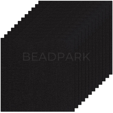 12Pcs Square Self-adhesion Polyester Carpet Tape DIY-CN0003-45B-1