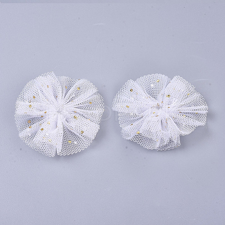 Organza Fabric Flowers FIND-R076-01J-1-1