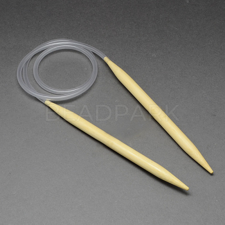 Rubber Wire Bamboo Circular Knitting Needles TOOL-R056-4.0mm-01-1