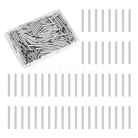 Unicraftale 300Pcs 304 Stainless Steel Tube Beads STAS-UN0056-59-1