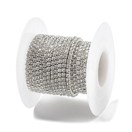 Iron Rhinestone Glass Cup Chain CH-U001-01X-1