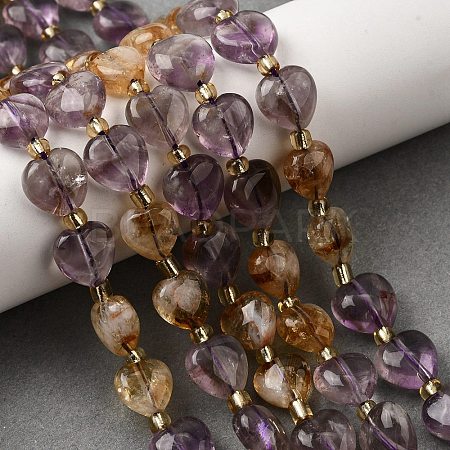 Natural Ametrine Beads Strands G-F799-C01-01-1