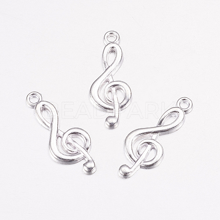Treble Clef Pendants TIBEP-R315-S-LF-1
