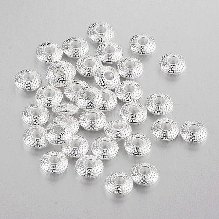 Tibetan Style Alloy Spacer Beads X-TIBEB-R011-S-LF-1