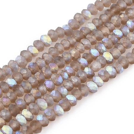 Transparent Glass Beads Strands EGLA-A044-T1mm-MB16-1
