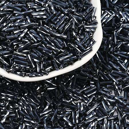 Glass Twist Bugles Seed Beads X-TTSDB6MM706-1
