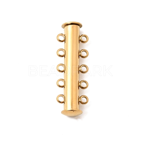 304 Stainless Steel Slide Lock Clasps STAS-F350-05D-G-1