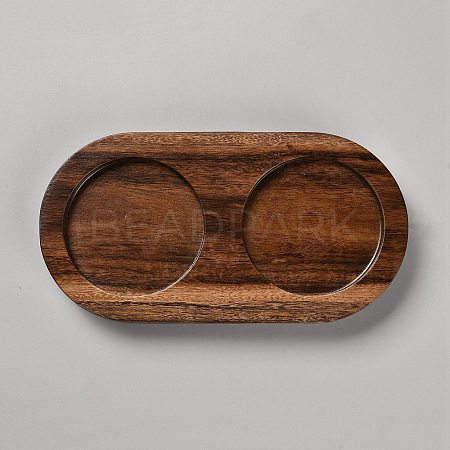 Wood Pepper Grinder Holder AJEW-WH20005-02-1