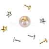 24Pcs 4 Style 925 Sterling Silver Flat Head Pins STER-ME0001-10-3