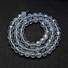 Natural White Topaz Beads Strands G-G927-43-3