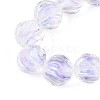 Textured Inner Flower Handmade Lampwork Beads LAMP-T024-07E-4