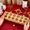 12-Slot Wooden Shot Glass Tray Holders ODIS-WH0027-031-3