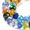 Glass Beads Strands EGLA-A034-M8mm-61-4