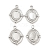Non-Tarnish 304 Stainless Steel Pendant Cabochon Settings STAS-I197-005P-1