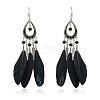 Alloy Rhinestone Teardrop Dangle Earrings FS-WGBDF6F-05-1