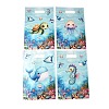 50Pcs 4 Styles Ocean Printed Plastic Gift Storage Tote Bags PL-CBAAD12-03-1
