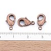 Brass Lobster Claw Clasps KK-902-R-NF-4