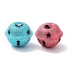 Spray Painted Iron Bell Pendants IFIN-M036-03-2