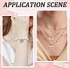 32Pcs 8 Styles Alloy Rhinestone Pendants ALRI-SC0001-48-4