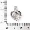 Alloy Bead Cage Pendants FIND-M012-01K-P-3