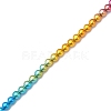 Electroplate Synthetic Non-magnetic Hematite Beads Strands G-F740-01A-1