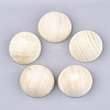 Unfinished Natural Wood Cabochons WOOD-S052-01E-1