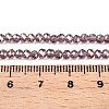 Electroplate Glass Beads Strands EGLA-A044-T2mm-A07-2