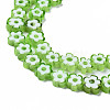 Handmade Millefiori Glass Bead Strands LS-LAMP-J035-6mm-24-2