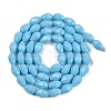 Opaque Solid Color Imitation Jade Beads Strands EGLA-N013-P4mm-D10-2