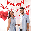 2 Sets 2 Style Valentine's Day Theme Paper Flags AJEW-CP0005-86-5