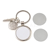 Football Alloy Sublimation Blanks Keychains AL-CBAF9A1-02P-04-1