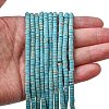 Dyed Synthetic Imperial Jasper Beads Strands G-Z089-A03-A-2