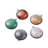 Handmade Natural Mixed Gemstone Pendants PALLOY-JF00795-1