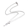 304 Stainless Steel Double Layer Necklaces NJEW-I240-03-2