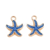Alloy Enamel Pendants PALLOY-F224-10G-02-1