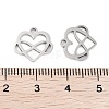 Non-Tarnish 316 Stainless Steel Charms STAS-C096-12A-P-3