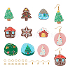 Spritewelry DIY Christmas Dangle Earring Making Kit DIY-SW0001-05-10