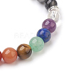 Natural Rutilated Quartz Beads Stretch Bracelets BJEW-JB03846-03-2