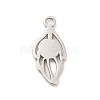 304 Stainless Steel Pendant Cabochon Settings STAS-F282-13MC-2