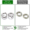 Tarnish Resistant 304 Stainless Steel Saw Cut Open Jump Rings STAS-P212-25P-04-2
