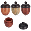  3Pcs 3 Colors Wood Pendants WOOD-NB0002-06-1