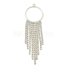 Brass Rhinestone Pendants KK-I715-01S-03-1