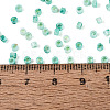 Opaque Picasso Cylinder Glass Beads SEED-Q039-06A-15-4