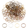   480Pcs 12 Styles Brass Linking Rings KK-WR0001-19-1