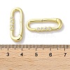 Rack Plated Brass Micro Pave Cubic Zirconia Clasps KK-Z039-07A-3