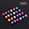 Plating Acrylic Beads PACR-T006-09-5