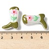 Baking Paint Glass Enamel Beads BLOW-D300-01G-3