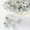Polymer Clay Rhinestone Beads RB-H284-14MM-M-2